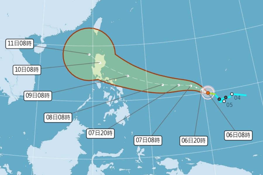 「鳳凰」颱風凌晨生成路徑曝光！ 下周二起影響台灣