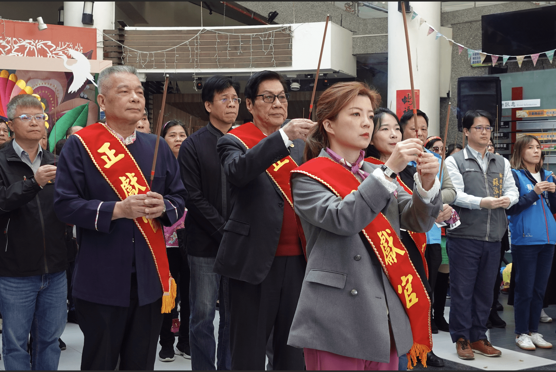 傳承百年禮俗     新北客家天穿日     學童祭天展現文化傳承