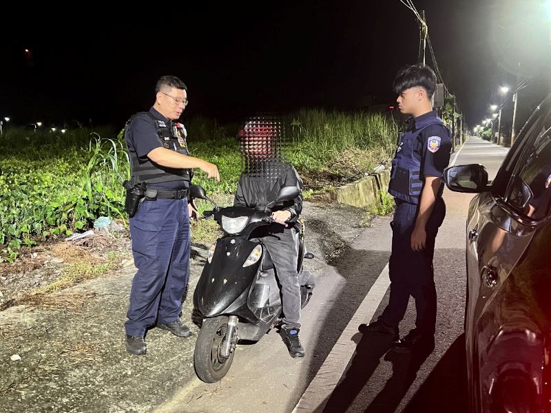 日籍騎士深夜迷航　暖心龍泉警緊急救援