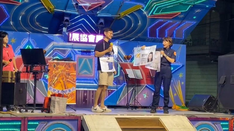 社皮所結合敬老活動　深入社區強化反詐騙宣導