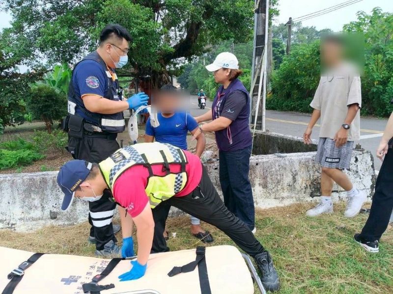 熱心議員伸援手　潮警迅速到場處理交通事故