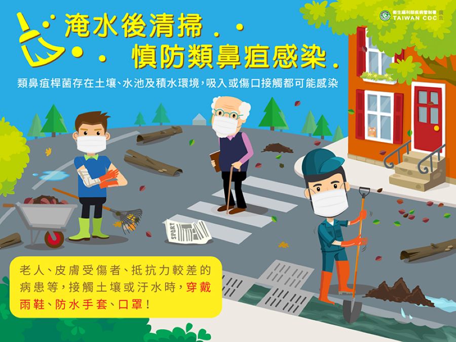 上周增9類鼻疽、6鉤端螺旋體病例 50多歲男不幸病逝