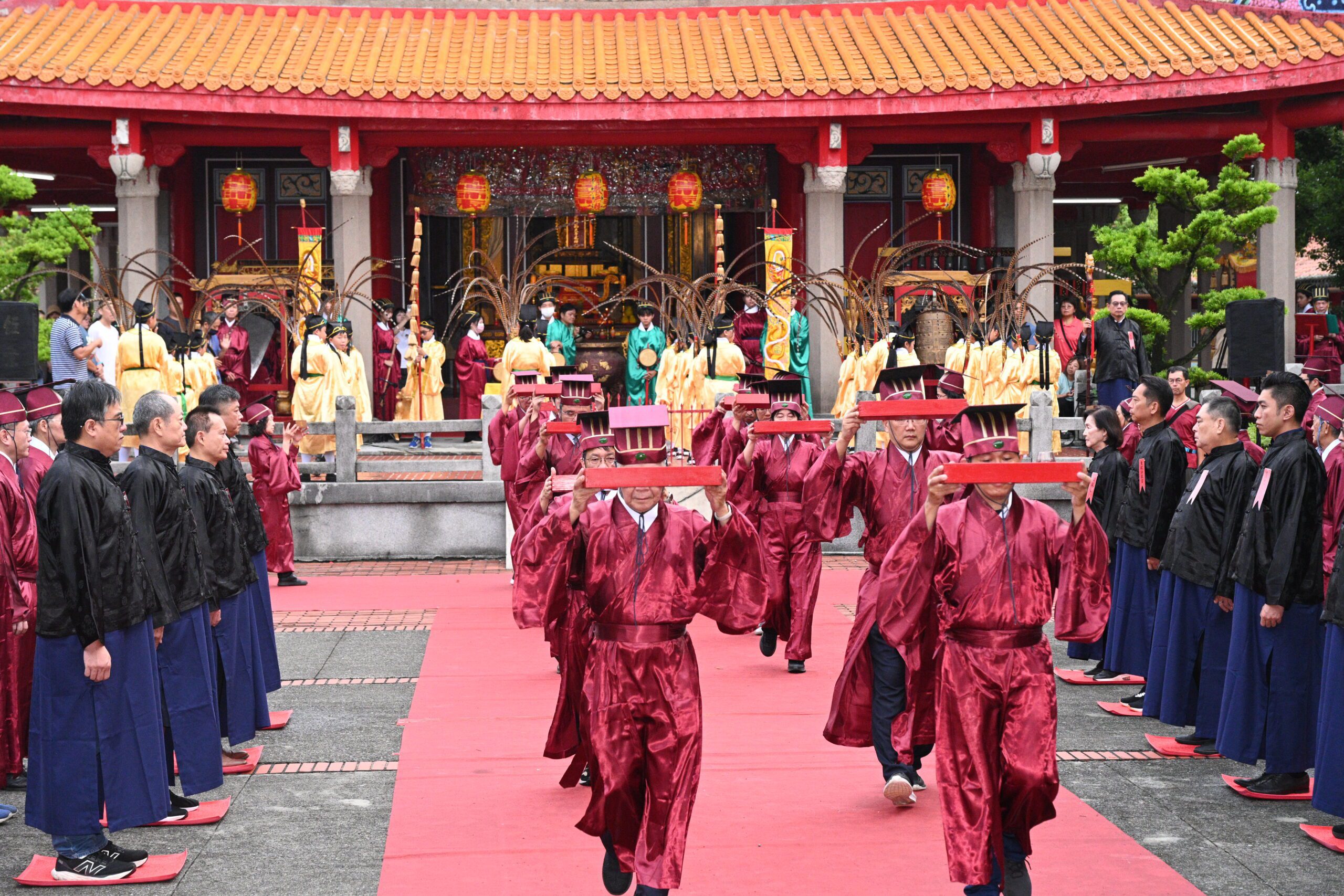 宜蘭孔廟祭孔典禮   孝行獎楷模楊琇慧擔任節孝祠主祭官