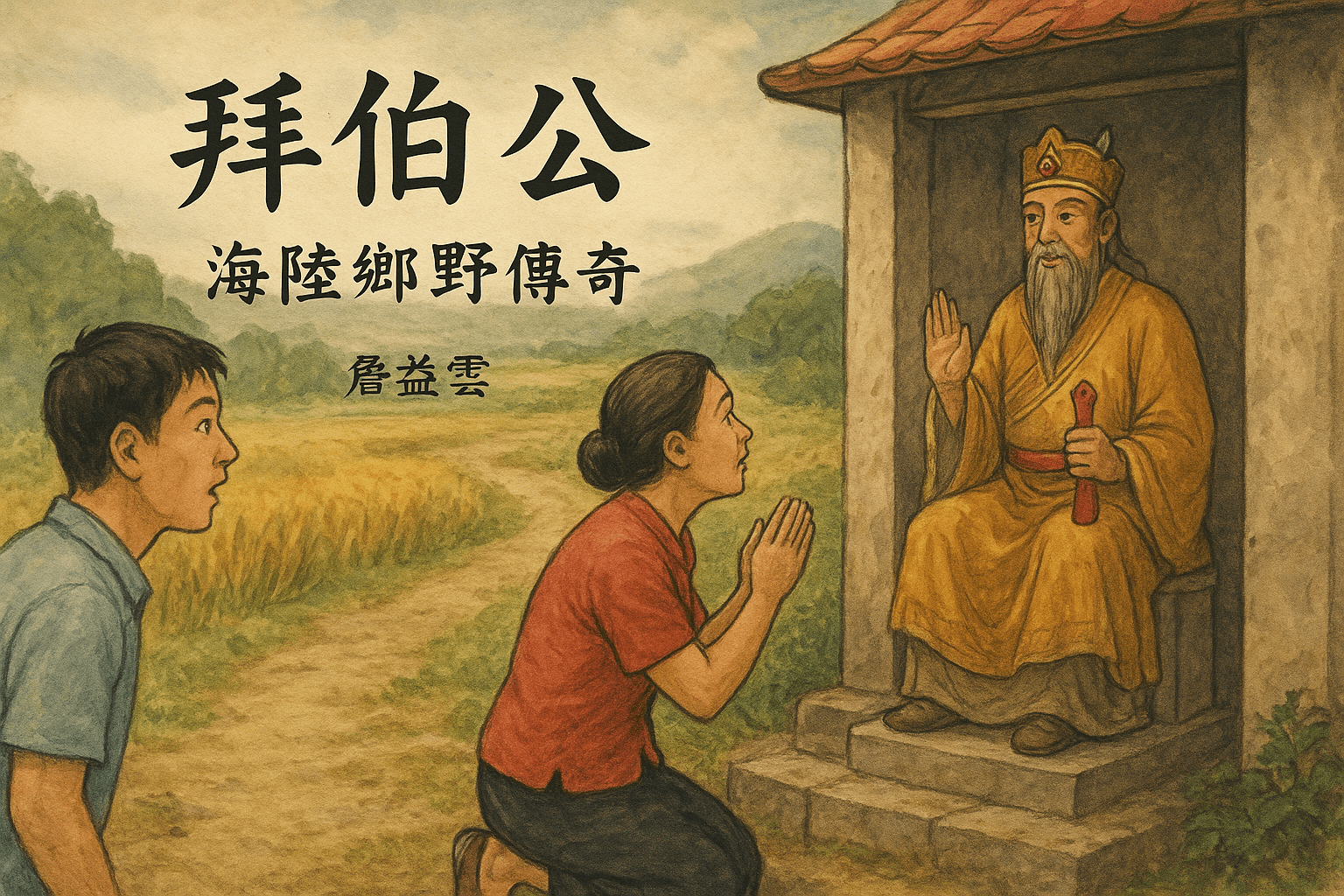 【客語文章】篇名：拜伯公 《海陸鄉野傳奇》（5） 作者：詹益雲 （海陸腔）