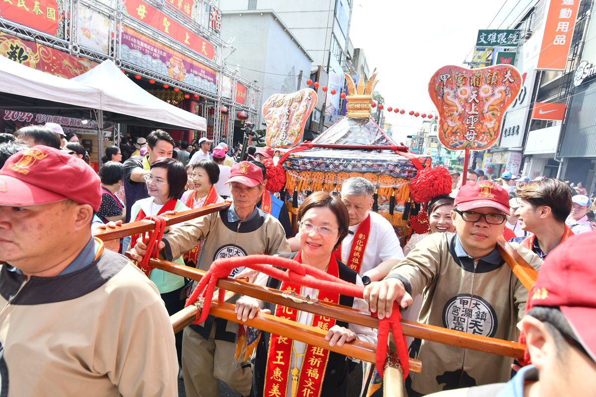 彰化縣13間宮廟媽祖起駕聯合遶境　大甲鎮瀾宮、豐原慈興宮神轎首次助陣