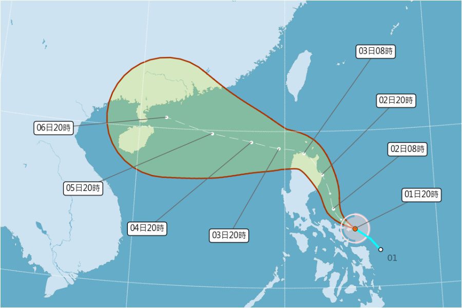 颱風「摩羯」周日晚間生成　下周天氣變化取決於颱風動態