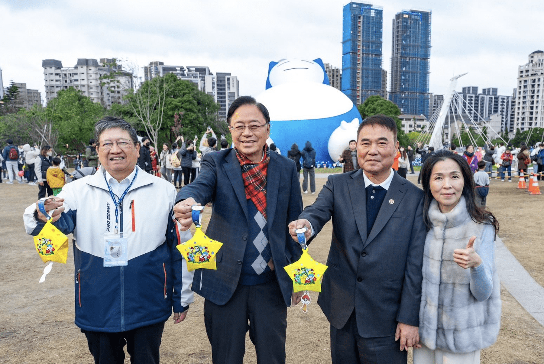 燈會點亮桃竹苗情誼     三縣市首長參訪台灣燈會    張善政盼三縣市多方合作促進發展