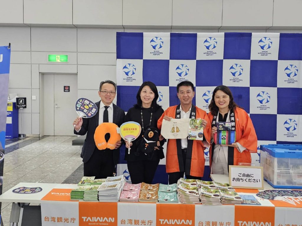 高雄直飛仙台首航成功  許智傑快閃赴日拓航權