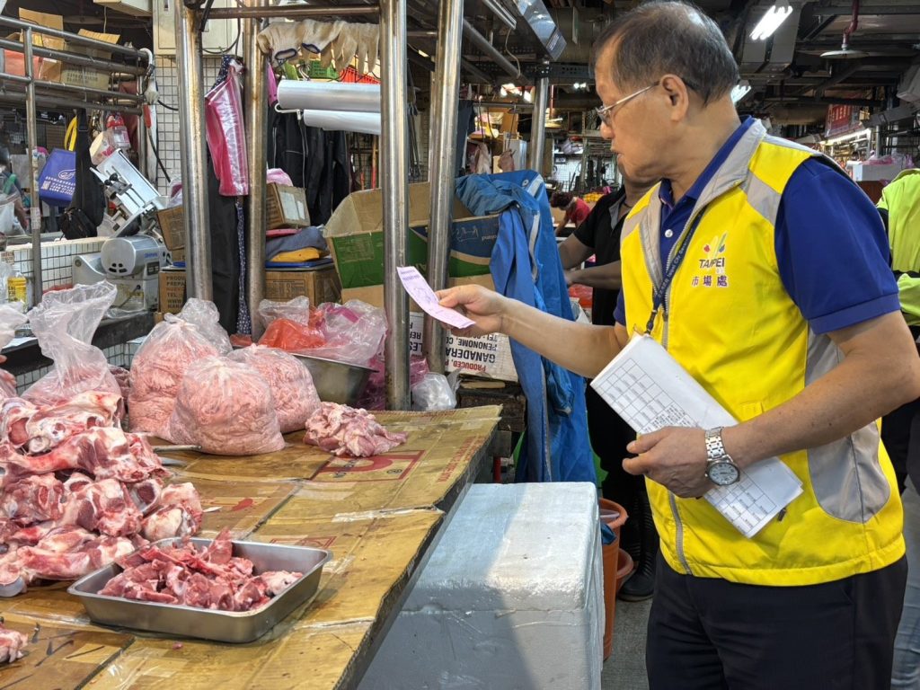 防非洲豬瘟　北市稽查環南、西寧等市場　豬肉攤來源全數合格