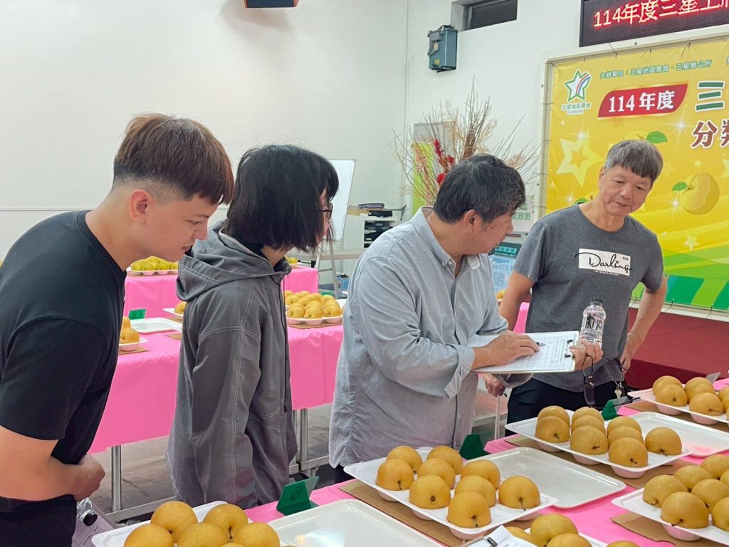 三星上將梨評鑑  幸水特選由許憲明、蔡秋彥奪下