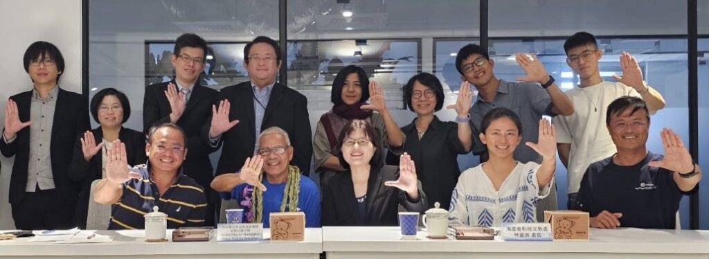 密克羅尼西亞航海協會航海大師Sesario Sewralur 　拜會海洋委員會深化南島航海文化交流