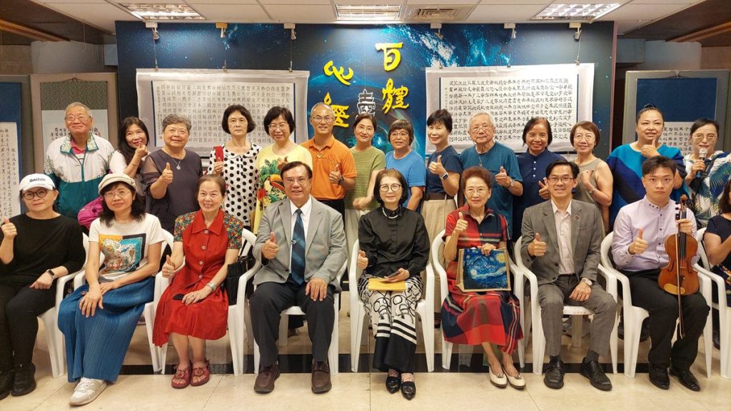 影音/壺也首度台灣展出  百體心經書藝驚豔建國科大