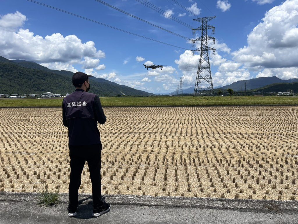 稻草農廢勿亂燒  科技執法護空品