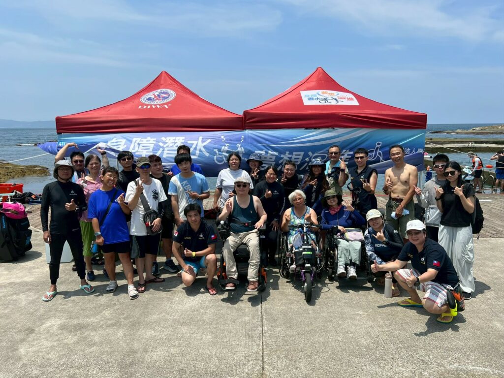 夢想潛水藍海永續　海洋委員會攜手臺灣身心障礙潛水協會徜徉海洋無障礙