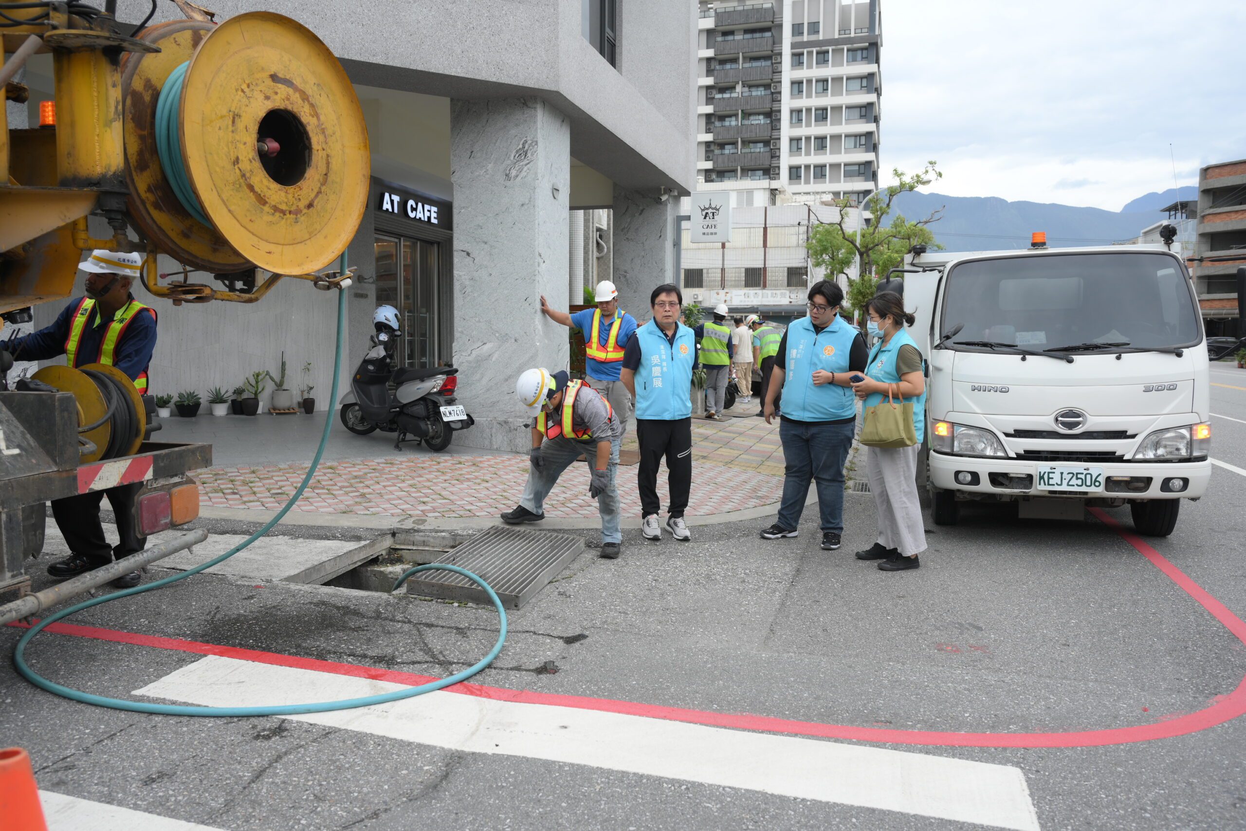 花蓮市加強清溝防颱作業  魏嘉彥期排水系統發揮功能