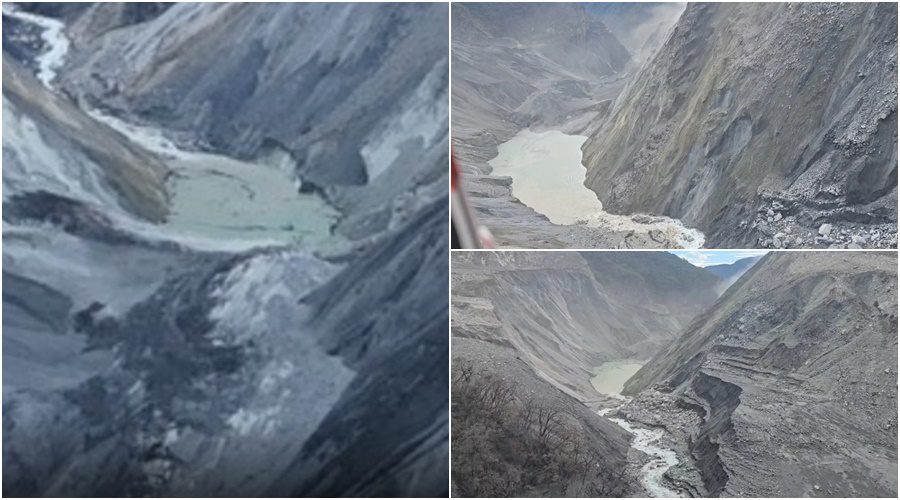 影音/馬太鞍堰塞湖下方再添新湖體 緊急啟動防災應變機制