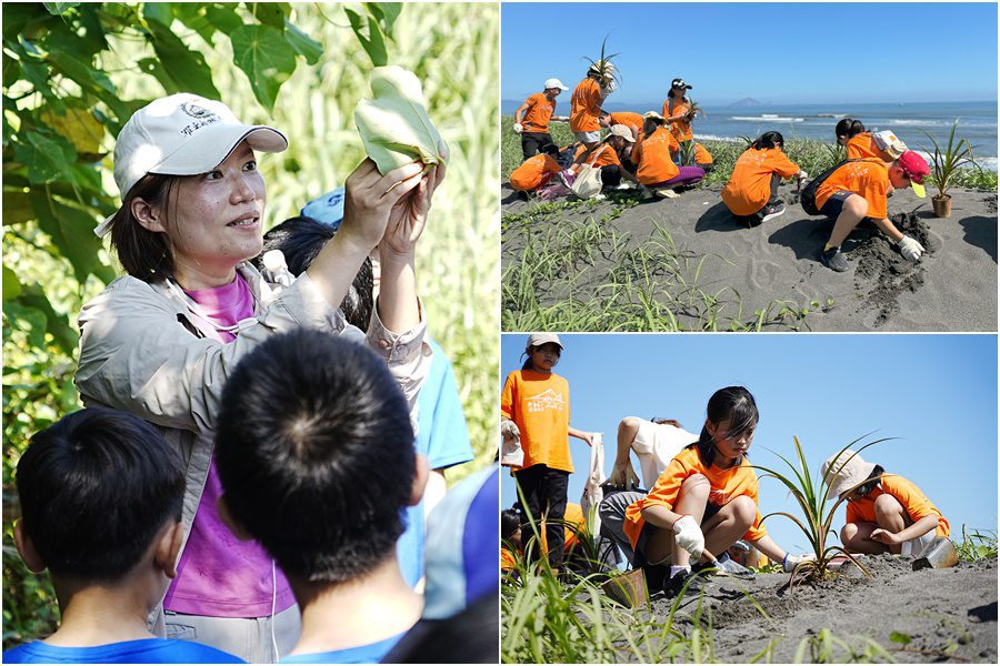 強化海岸保安　宜縣百位師生種下希望小樹苗