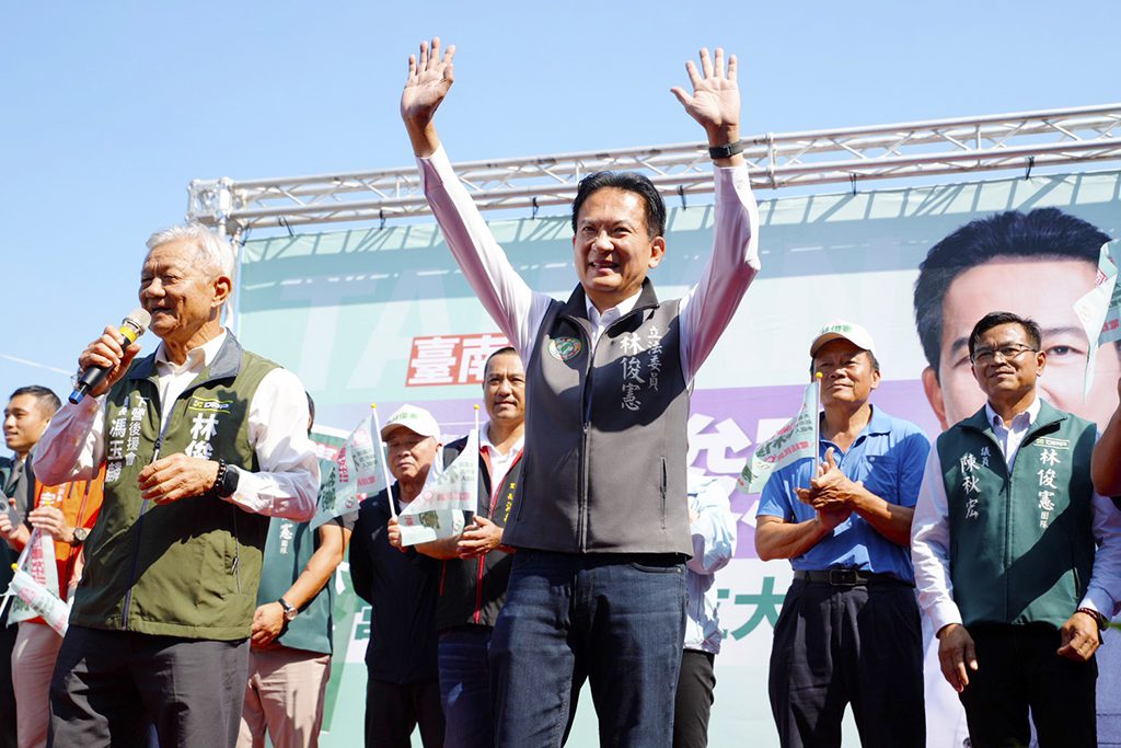 林俊憲選市長下營成立後援　提升級方案下營大躍進