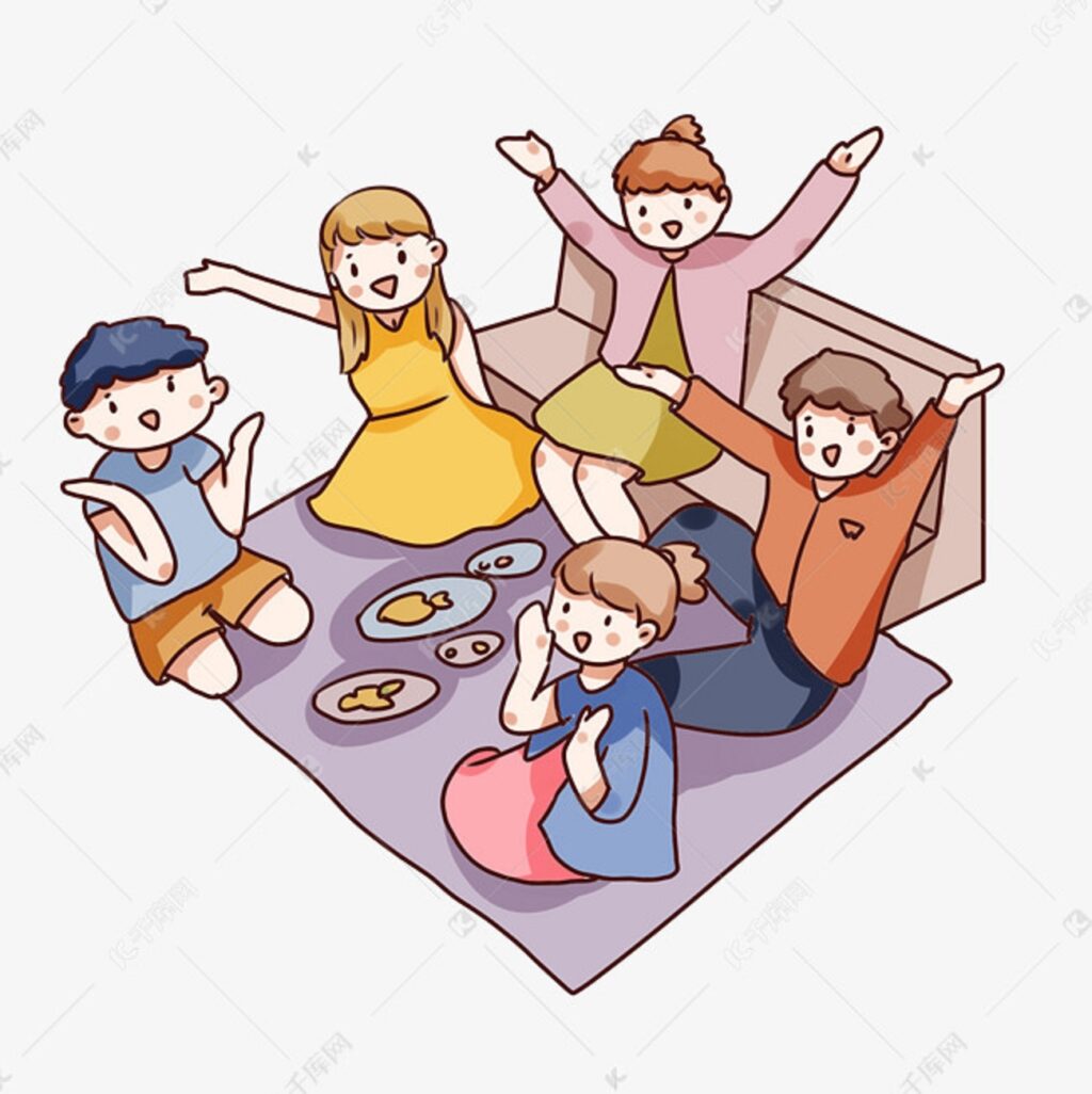 客語四縣腔）打鬥四「 daˋ deu  xi」（華語）「小聚」