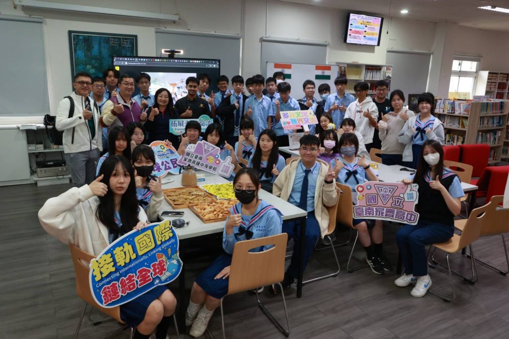北印度早餐飄香家齊高中　跨國線上交流結合「真人圖書」打造五感雙語學習