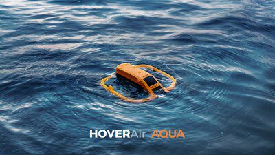 HOVERAir AQUA, 全球首款 100% 防水的全自動飛行相機