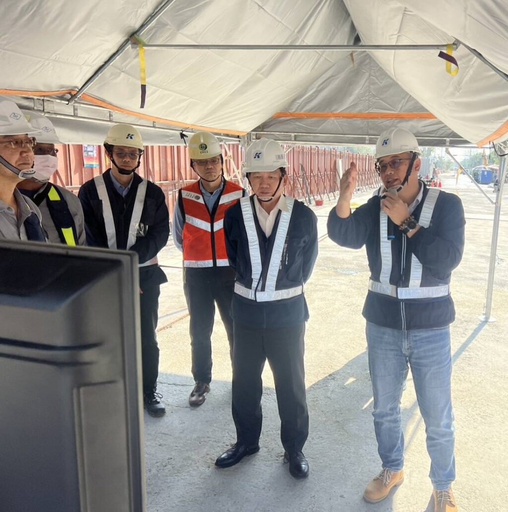 春節不懈怠捷運局局長率隊視察捷運工程　勉勵施工團隊加強工地安全